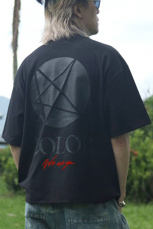 (預訂產品) KOLOR 黑色” We Are You” T-shirt