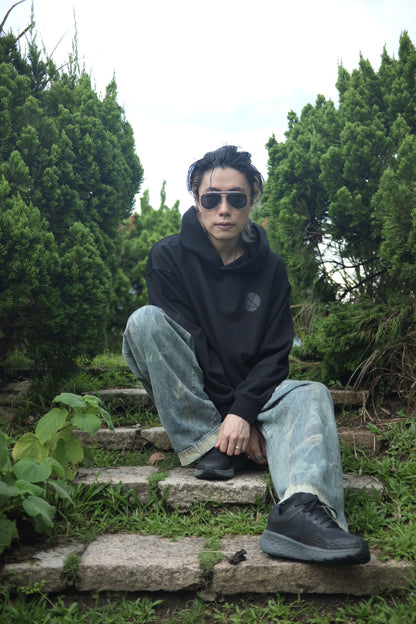 (預訂產品) KOLOR “We Are You” 衛衣 Hoodie (黑色)