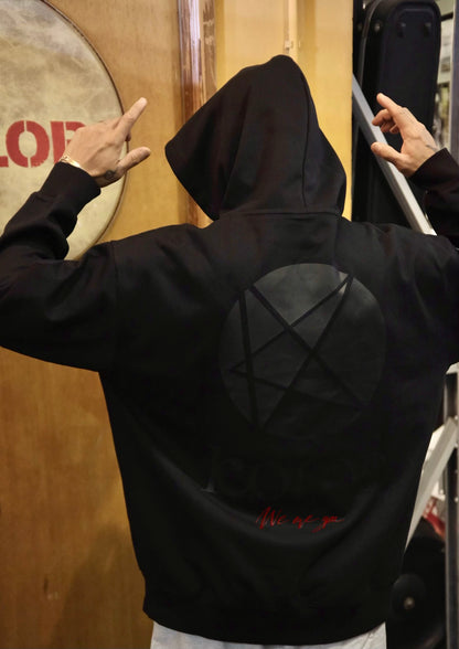 (預訂產品) KOLOR “We Are You” 衛衣 Hoodie (黑色)