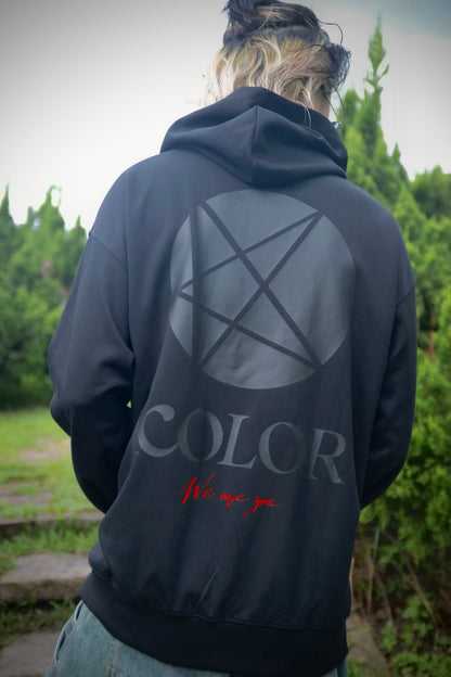 (預訂產品) KOLOR “We Are You” 衛衣 Hoodie (黑色)